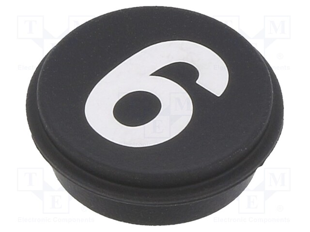 Button; Ø21mm; Pushbutton: round; black; 09