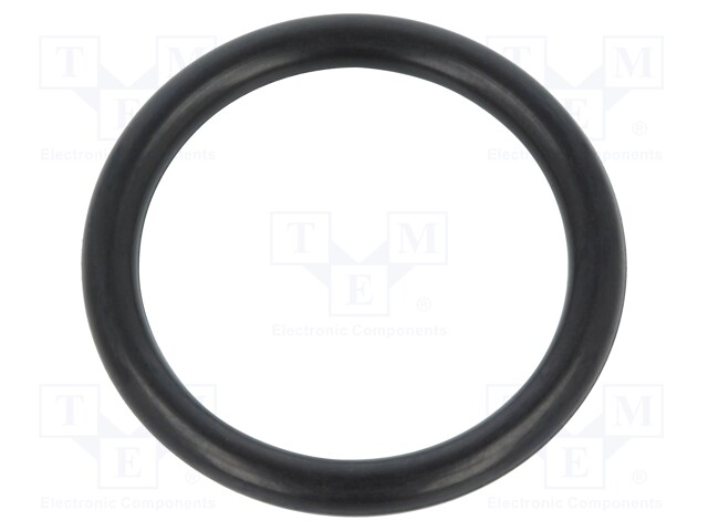 O-ring gasket; NBR; D: 3mm; Øint: 22mm; black; -30÷100°C