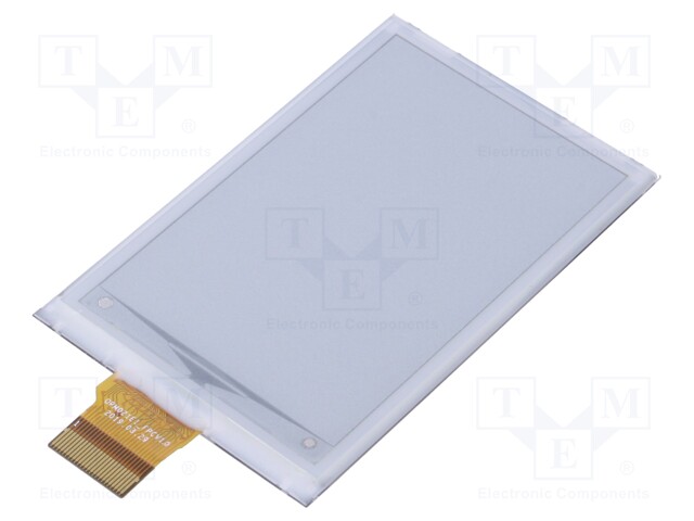 Display: e-paper; 2.7"; 176x264; Window dimensions: 38.19x57.29mm