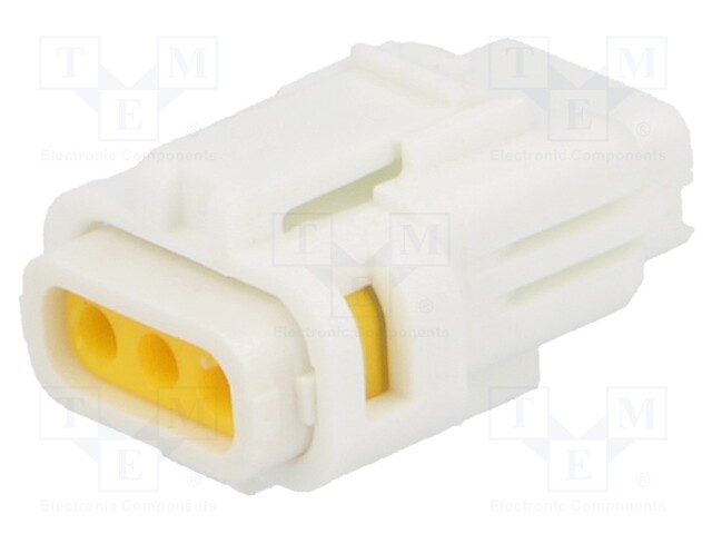 Connector: wire-wire/PCB; 565,E-Seal; plug; female; IP67; white
