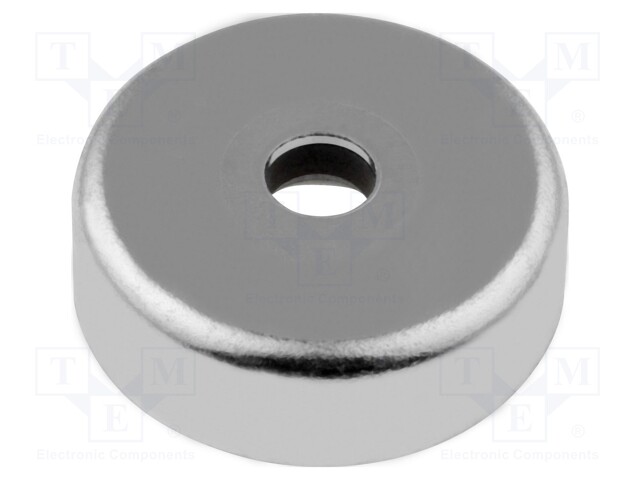 Magnet: permanent; hard ferrite; H: 10mm; 180N; Ø: 50mm