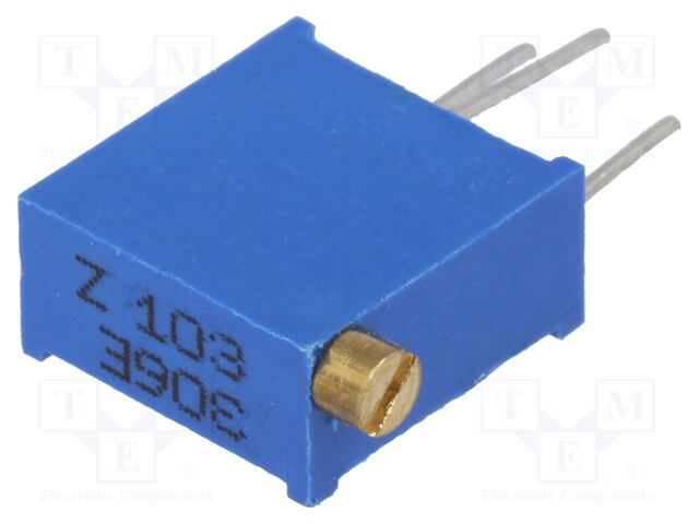 Potentiometer: mounting; multiturn; 10kΩ; 500mW; THT; ±10%; linear