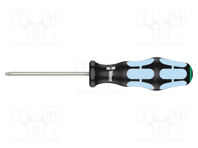 Screwdriver; Torx®; TX15; Blade length: 80mm; Overall len: 178mm