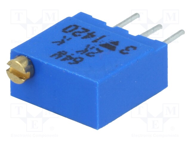 Potentiometer: mounting; multiturn; 2kΩ; 500mW; THT; ±10%; linear