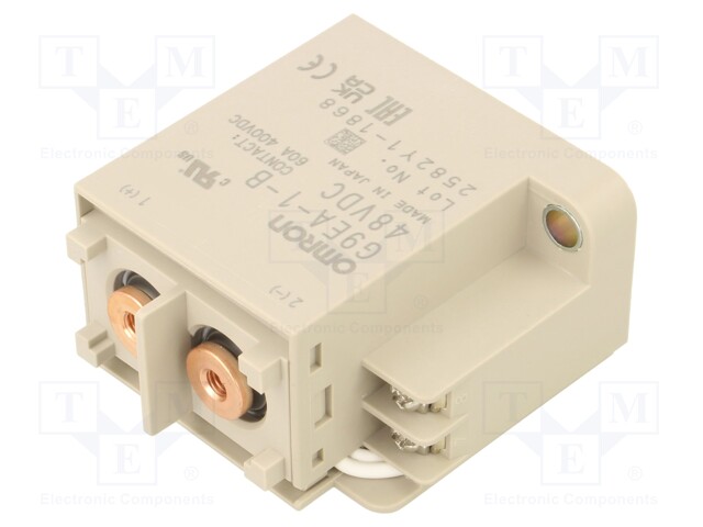 Relay: electromagnetic; SPST-NO; Ucoil: 48VDC; Icontacts max: 100A