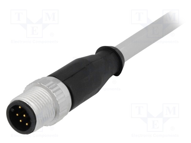 Plug; M12; PIN: 8; male; A code-DeviceNet / CANopen; 1m; straight