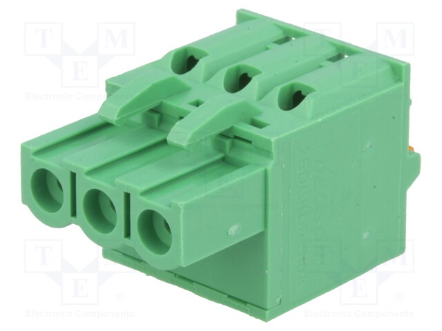 Pluggable terminal block; 5.08mm; ways: 3; straight; plug; female