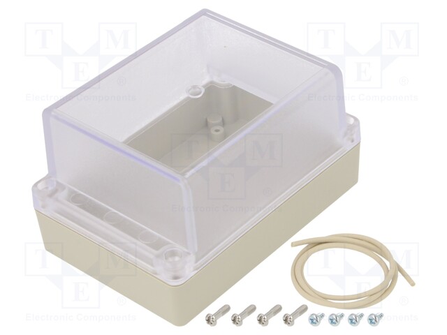 Enclosure: multipurpose; X: 85mm; Y: 125mm; Z: 70mm; Ritec; ABS; IP65