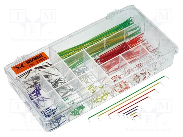 Kit: wires; 22AWG; Features: tinned tips; 350pcs.