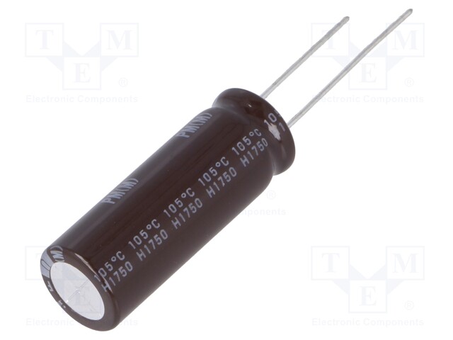 Capacitor: electrolytic; low impedance; THT; 330uF; 80VDC; ±20%