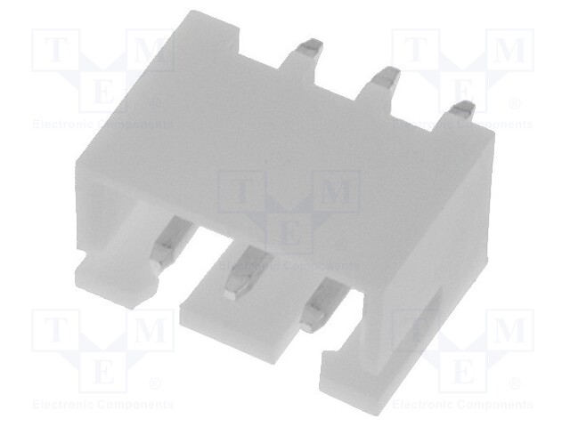 Socket; wire-board; male; A2501; 2.5mm; PIN: 3; THT; 250V; 3A; tinned