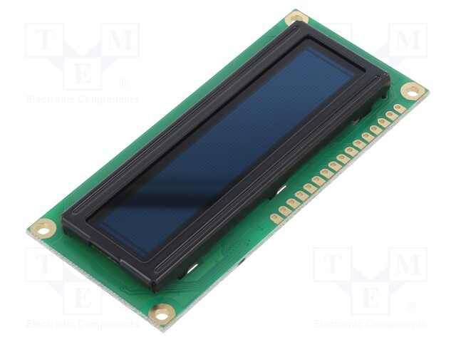 Display: OLED; graphical; 100x16; Dim: 80x36x10mm; red; PIN: 16