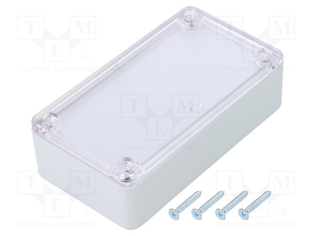 Enclosure: multipurpose; X: 55mm; Y: 100mm; Z: 28mm; COFFER TP; ABS