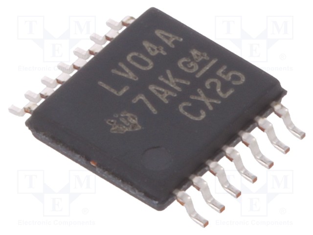 IC: digital; HEX,inverter; Channels: 6; SMD; TSSOP14; Series: 74LV