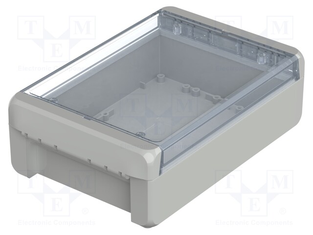 Enclosure: multipurpose; X: 125mm; Y: 191mm; Z: 60mm; BOCUBE; grey