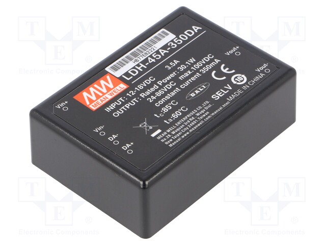 Converter: DC/DC; 30.1W; Uin: 9÷18V; Uout: 24÷86VDC; Iin: 2.8A; 138g