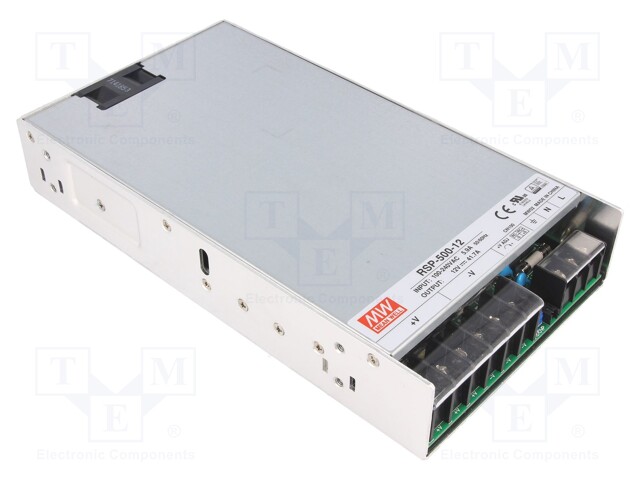 Power supply: switched-mode; modular; 500.4W; 12VDC; 10÷13.2VDC