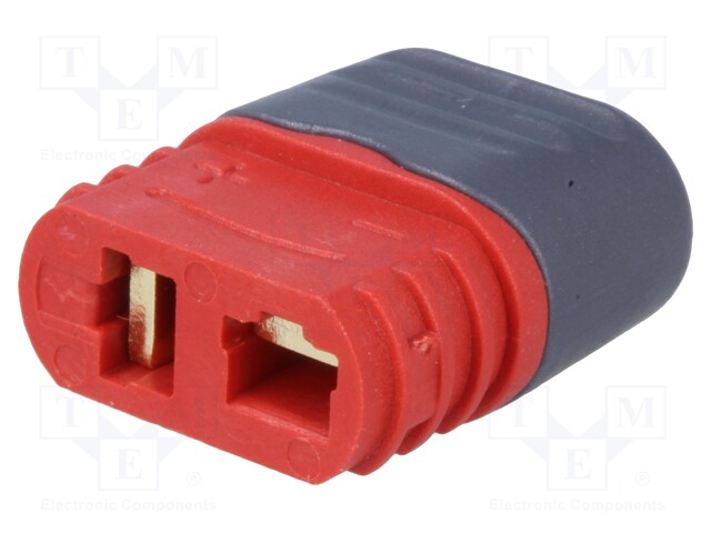 Plug; DC supply; AM-1015; female; PIN: 2; for cable; soldered; 25A