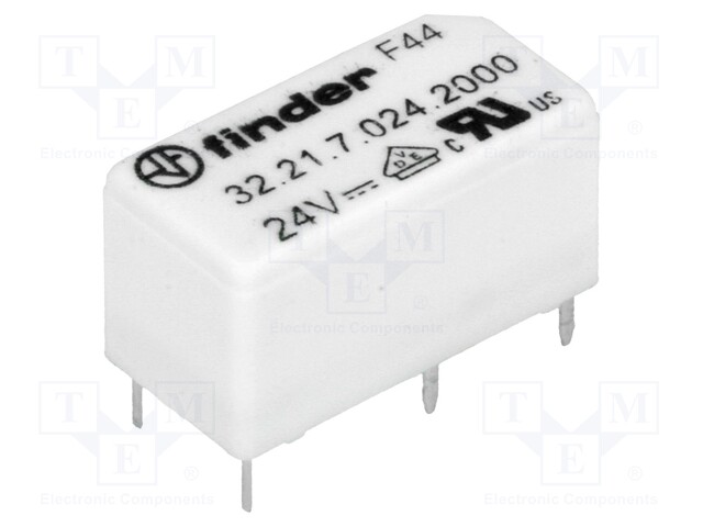 Relay: electromagnetic; SPDT; Ucoil: 24VDC; 6A/250VAC; 3A/30VDC