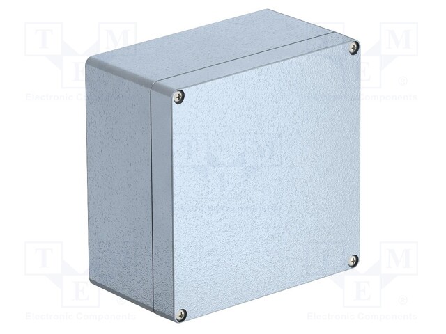 Enclosure: multipurpose; X: 160mm; Y: 160mm; Z: 90mm; Mx; aluminium