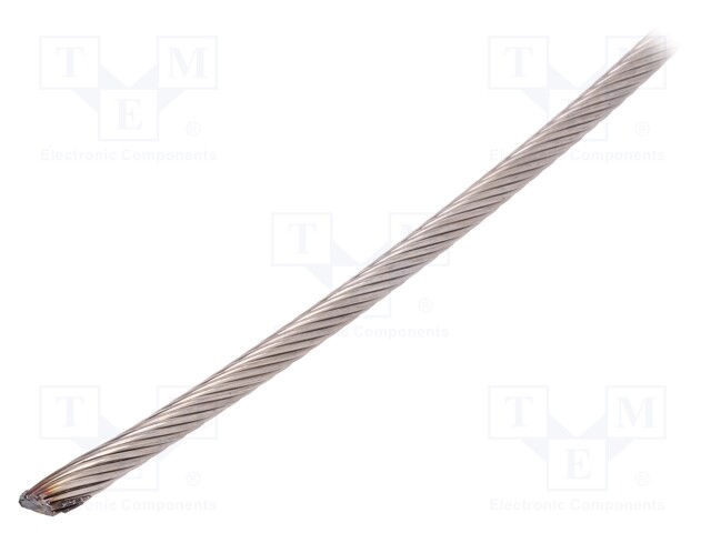 Rope; acid resistant steel A4; Ørope: 4mm; L: 50m; 458kg