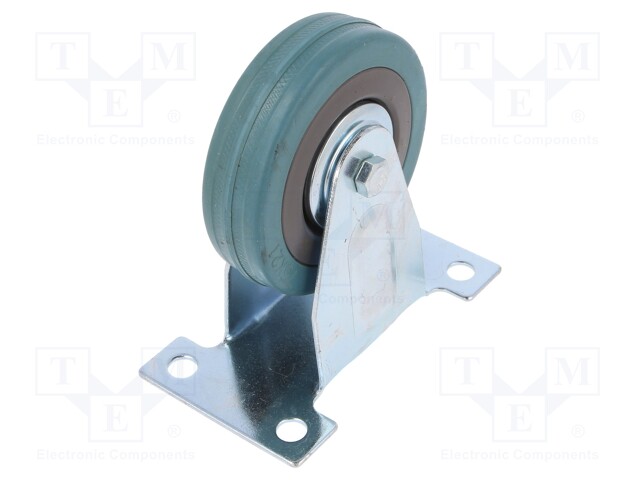 Transport wheel; Ø: 75mm; W: 21mm; H: 100mm; rigid; 45kg; -5÷40°C