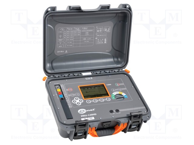 Meter: grounding resistance; LCD,with a backlit; 200mA; 0÷19.9kΩ