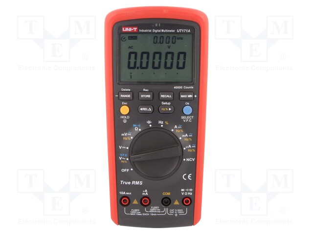 Digital multimeter; LCD (40000),bargraph,with a backlit