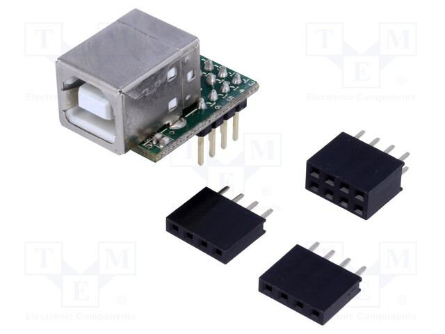 Module: USB; UART; USB B,pin strips; -40÷85°C; 3.3÷5.25VDC