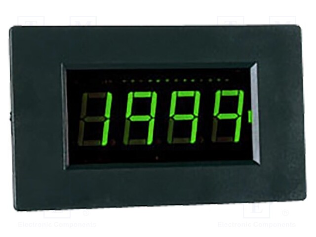 Voltmeter; digital,mounting; 0÷199.9mV; VDC accuracy: ±0,5%; 9VDC