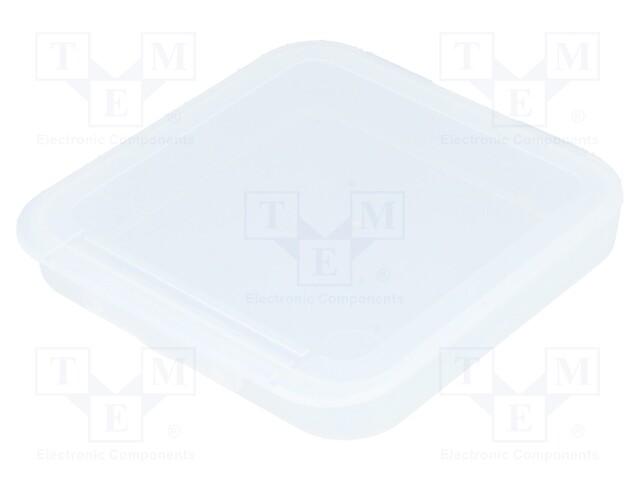 Container: box; 105x105x13mm; polypropylene