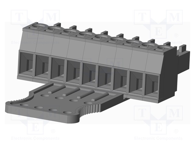 Connector: pluggable terminal block; plug; female; straight; grey