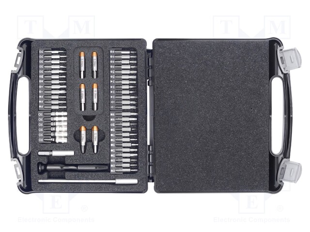 Kit: screwdriver bits; Pcs: 51