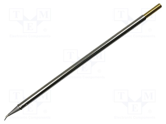 Soldering Tip, 30° Conical, Bent, 0.5 mm, Metcal MX-RM3E & MX-H1-AV Handpieces, STTC Series