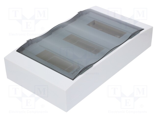 Enclosure: for modular components; IP40; white; No.of mod: 36