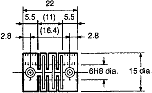 Encoder: incremental; Usup: 5VDC; 1000imp/revol; shaft 6mm; IP50