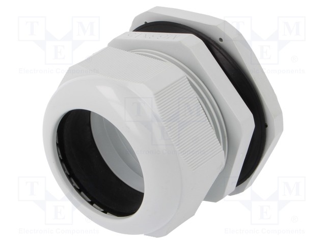 Cable gland; M63; IP67; Mat: polyamide; grey