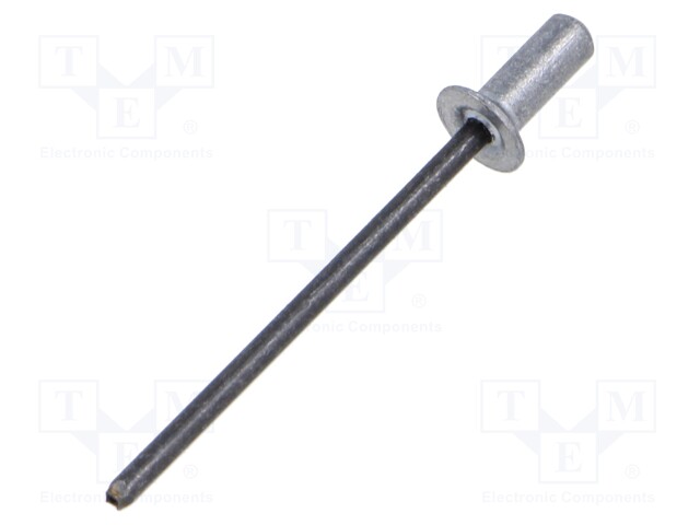 Rivet; aluminium; Rivet diam: 3.2mm; L.rivet: 9.1mm; BN 20927