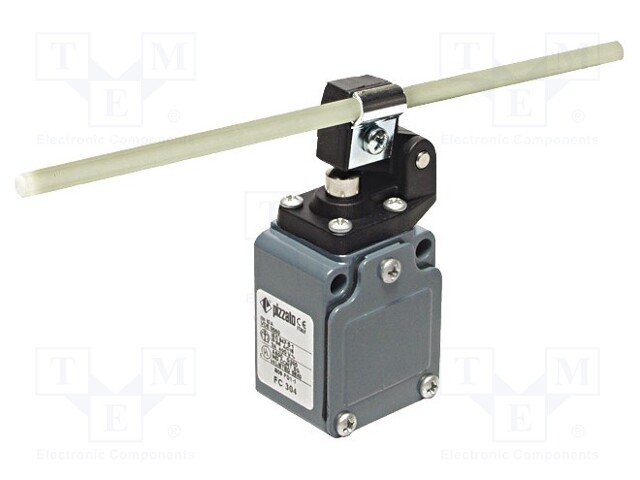Limit switch; adjustable fiber glass rod, max length 187mm