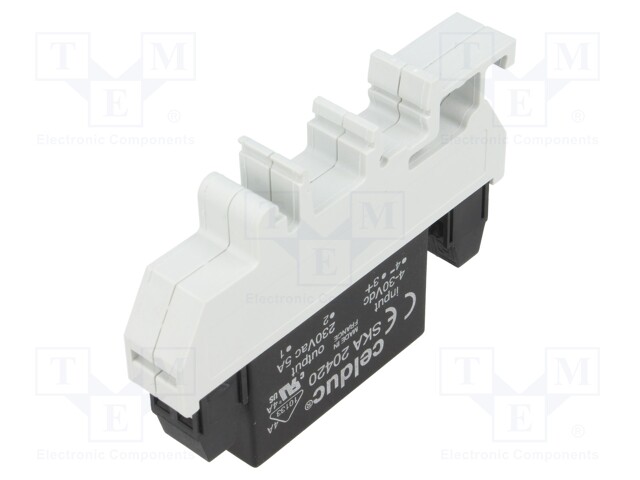 Relay: solid state; Ucntrl: 6÷30VDC; 3A; 12÷275VAC; DIN; -40÷80°C