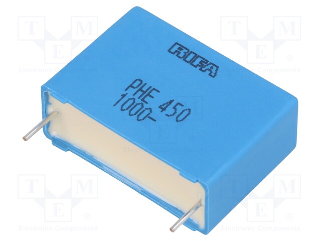 Capacitor: polypropylene; 220nF; 27.5mm; ±5%; 31.5x10.5x20.5mm