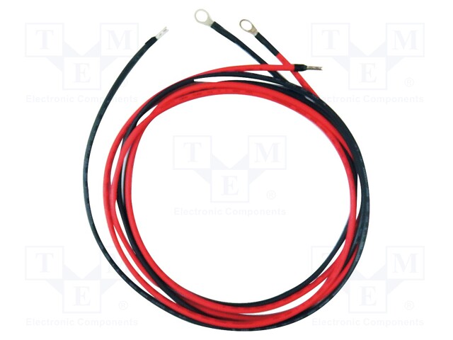 Test lead; 10A; 1.2m; Colour: red and black