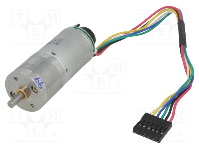 Motor: DC; with gearbox; Medium Power; 12VDC; 2.1A; Shaft: D spring