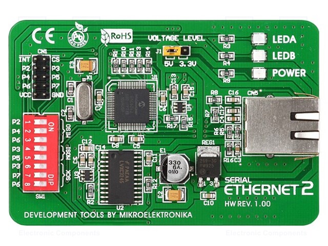 Expansion board; RJ45,IDC10; Interface: Ethernet,SPI