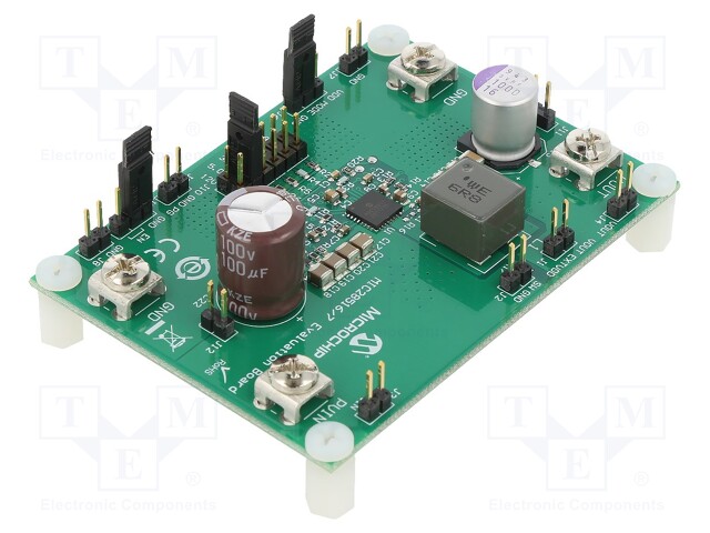 Dev.kit: Microchip; DC/DC converter; prototype board