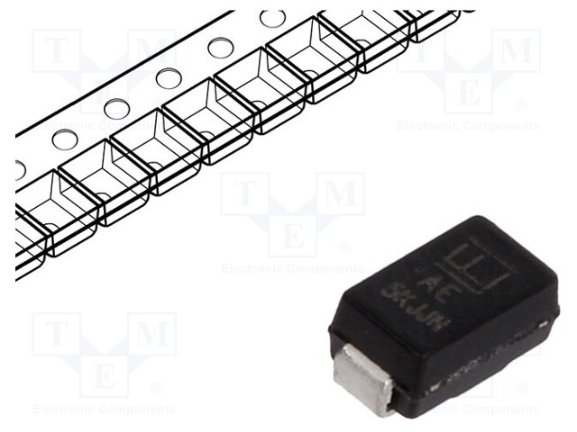 Diode: Schottky rectifying; SMD; 40V; 2A; Ufmax: 0.46V; SMB