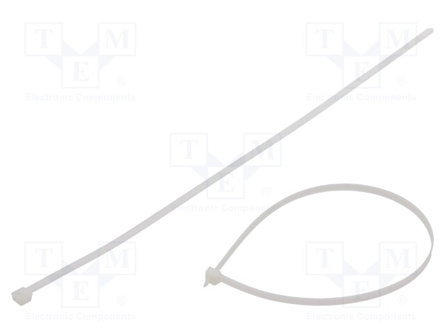 Cable tie; L: 600mm; W: 9mm; polyamide; 778N; natural; Ømax: 175mm