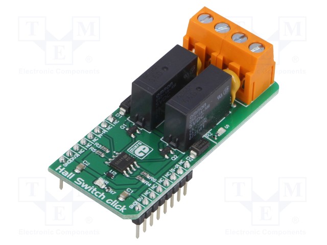 Click board; Hall sensor,relay; GPIO; AH1389; 3.3/5VDC