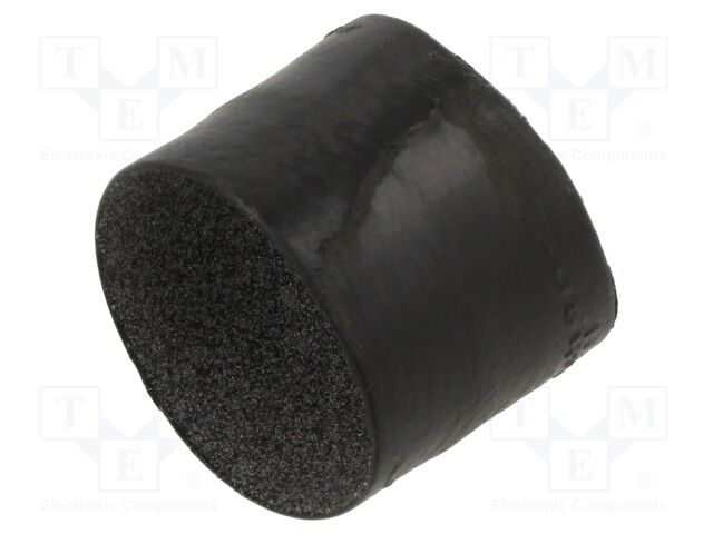 Heat shrink boot; angular,glued; black; elastomer; -75÷150°C