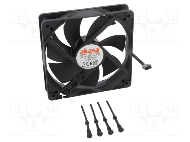 Fan: DC; axial